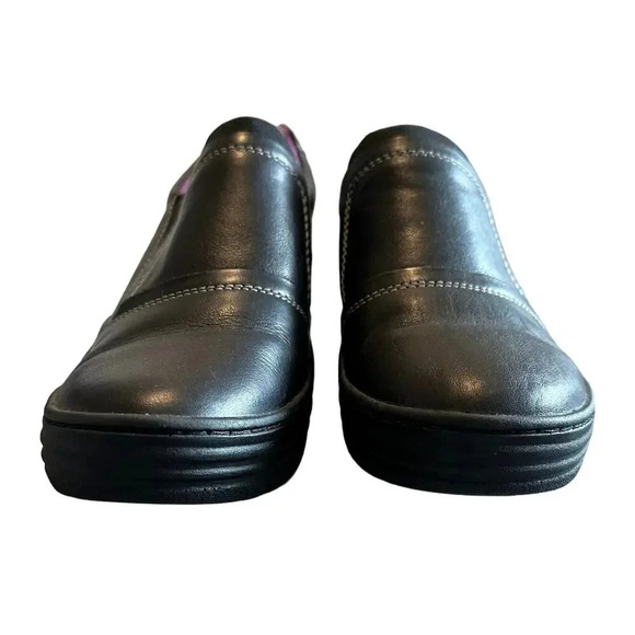 Bionica Grinnell 9M Black‎ Italian Leather Wedge Shoes 4506001 Slip Resistant - Picture 4 of 10